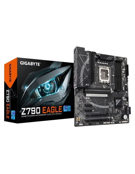 Z790 EAGLE Placa base - Compatible con procesadores Intel Core de 14ª generación, VRM de 12+1+1 fases, hasta 7600 MHz DDR5 (OC),